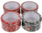 Hemoton 4 Stücke Weihnachten Dosen Metall Keksdose Runde Weihnachtsdosen Geschenkbox Sparschwein Geschenkdose Metalldose Teedose Plätzchendose Süßigkeiten Schachtel(Zufällig)