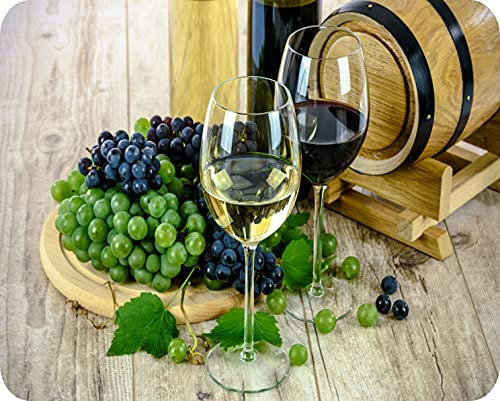 Wine - Glass Worktop Saver/Protector - by Pearl Glass (50 x 40cm Large)