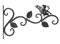 Fioriere da appendere for piante da interni in ferro battuto, for vasi di fiori, cestini for piante, supporto decorativo for esterni a parete, decorazione for casa, balcone, giardino