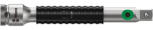 Wera 1/2 Zoll Vierkant Verlängerung, flexibel, CrV-Stahl, Länge 125 mm