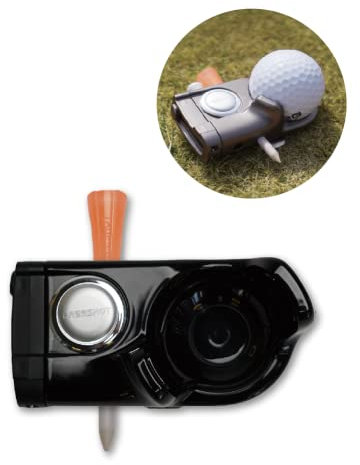Freeshot Golfball-Halter, Pitchgabel, Ballmarker, Golf-Tee-Halter, All-in-One-Golf-Zubehör, bestes Golf-Geschenk, Strumpffüller, Schwarz