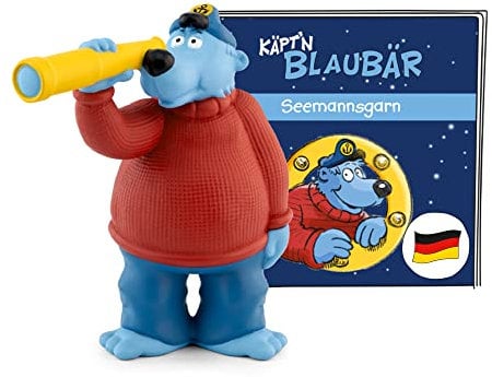 tonies Hörfigur für Toniebox, Käpt'n Blaubär – Seemannsgarn, Hörspiel für Kinder mit zehn lustigen Geschichten, ab 4 Jahren, Spielzeit ca. 50 Minuten