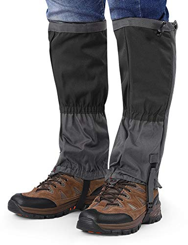 Ejoyous Wandern Gamaschen, 1 Paar wasserdichte Legging Outdoor Schnee Bein Gamaschen Kletterschuhe Abdeckung Einstellbare Wandern Klettern Jagd Radfahren