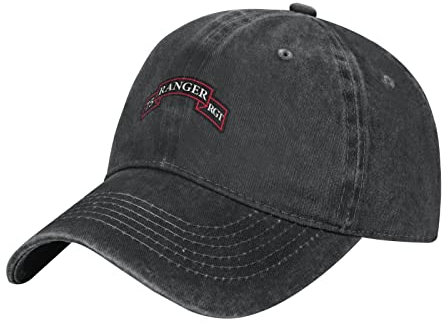167 Unisex Baseball Cap 75. Ranger-Regiment SSI Schirmmütze Waschbar Trucker Baseballmütze Mode Schachtelhalm Kappe Für Erwachsene Running Erwachsenen
