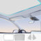 TOPABYTE Parasol de Techo para Tesla Model 3 Highland 2025 2018-2024, Parasol de Vidrio para Techo Solar, Aislamiento de Ventana, Protección UV y Térmica, Beige (Producido en China)