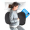 BabybeFun kompaktes Schwangerschaftskissen zum Schlafen gegen Rückenschmerzen [Extra Komfort Dank Verstellfunktion] Pregnancy Pillow | Waschbar | Flexible Füllung | Schwarz