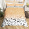 Leopard Druck Bettbezug Set S Größe,Schieber Glitter Pailletten Träumende Bettwäsche Set,Kinder Mädchen Frau Zimmer Dekor,abstrakte Geparden Haut Tröster Bezug,Orange helle Quilt Cover,1 Kissenbezug