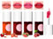 Desing Wish 4Piezas Pintalabios Permanente Rojo Labiales Mate Larga Duracion Labial Lip Tint Gloss Stain Brillo Tinta Barra Labios Tinte Colorete Liquido Lipstick Set Maquillaje Mujer Regalo Cumpleaño