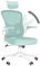 naspaluro Ergonomischer Bürostuhl mit Atmungsaktiver Netzbespannung, Schreibtischstuhl mit Verstellbarer Armlehnen,Kopfstütze,Lordosenstütze,Rückenlehne,Höhenverstellung, 360° Drehstuhl, Grün