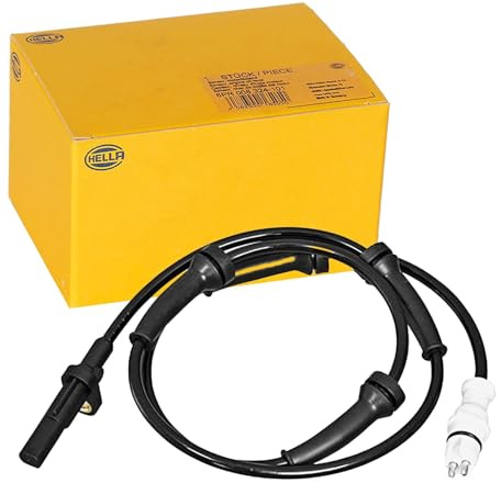 HELLA 6PU 358 217-031 ABS Sensor - Raddrehzahl - 2-polig - Hinterachse | Kompatibel mit: OPEL VIVARO A Bus, VIVARO A Kasten, VIVARO A Pritsche/Fahrgestell, RENAULT TRAFIC II Bus, TRAFIC II Kasten