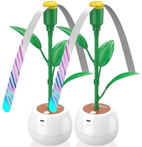 JUTIMER Anti Mouche Ventilateur Mouche Table, Anti Mouche Interieur Chasse Mouche de Table Suspendue et Pliable, Repousser Efficacement Mouches et Insectes, Anti Mouche Exterieur pour Patio(2PCS)