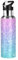 Ksajwzf Multicolor Teal Glitter Insulated Water Bottle Stainless Steel Kids Sport Thermos Jug with Straw Lid Pink Blue Water Flask Leakproof Thermos Bottle for Bike Running Walking Outdoor 20 Oz