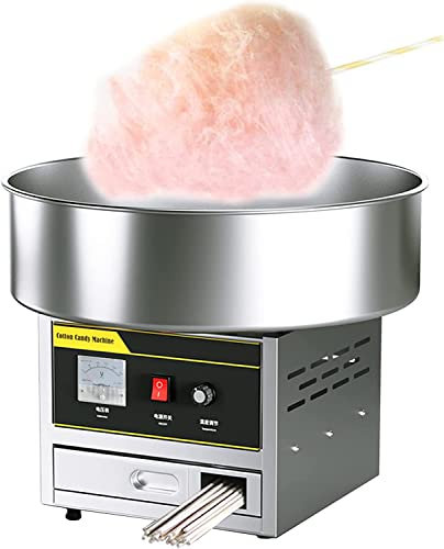 Machine À Barbe À Papa Commerciale 1200 W, Machine À Barbe À Papa Professionnelle, Haute Efficacité, Saveurs Multiples, Contrôle De La Température, Machine À Barbe À Papa Idéale Pour Les Réunions Et