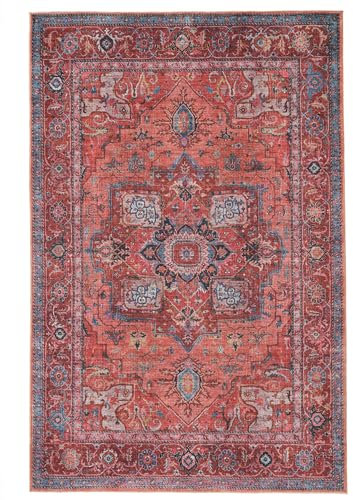 RugVista Georgia Oriental Teppich - Rot/Blau Teppich 200x300 Orientteppich