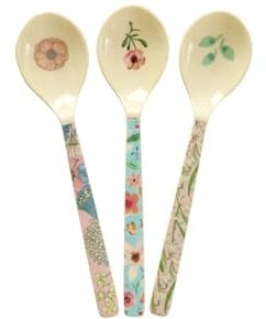 Rice Kaffee Melaminlöffel Löffel Flower Print 6er Set