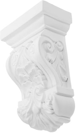 Mobestech Statue Aus Gipsimitat Wanddekoration Römischer Säulenkopf Europäischer Stil Traditionelles Regal Für Kamin Türöffnung Schrankrahmen Möbeldekoration Zuhause Ecke