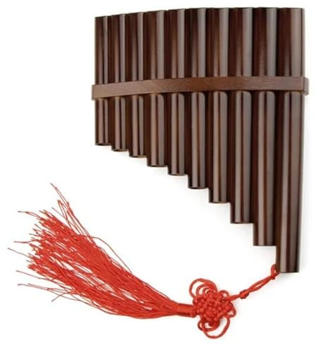 Pan Flute Handmade Musical Instrument 10 Pipes Pan Flute C Key(Type5)