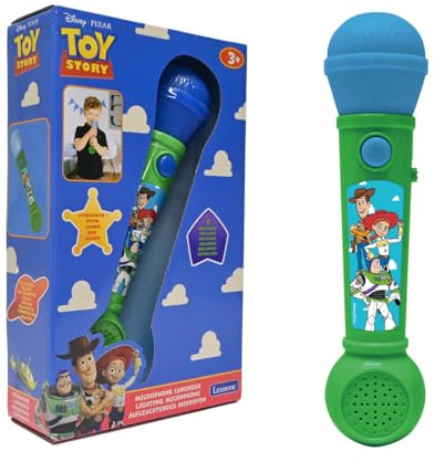 Lexibook, Toy Story Micro Lumineux, MIC80TSLXB | Enceinte intégrée, Sons d'applaudissements, mélodies de démo, Effets lumineux