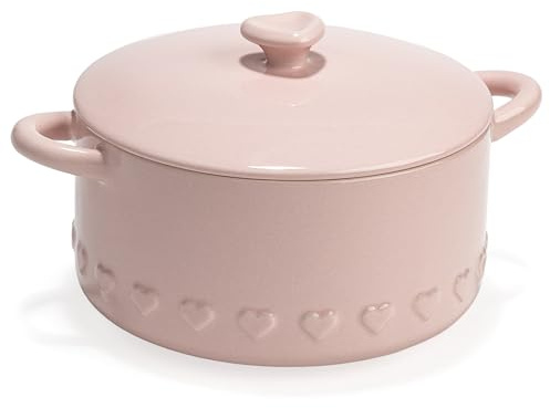 Paris Hilton 800ml Casserole Dish, Pink