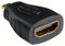 Mumbi Micro HDMI auf HDMI Adapter - Vergoldet + Zertifiziert - Buchse (19pol) auf Mikro Stecker - Mit Ethernet und Audio Rückkanal