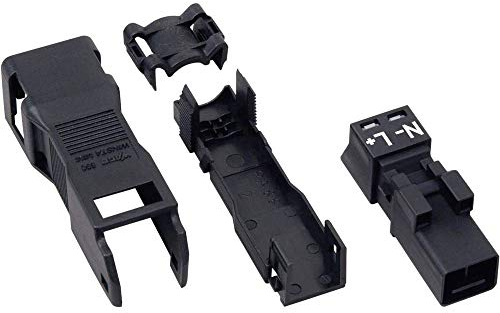 Wago 890-112-1 Netz-Steckverbinder WINSTA Mini Stecker, gerade Gesamtpolzahl: 2 16A Schwarz 1St