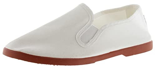 victoria Alpargatas Unisex Gong Fu Lona & Elásticos Laterales & Suela Color Caramelo 108019 para Adulto Blanco 42
