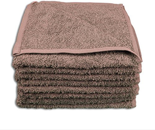 Julido 4 Handtücher Handtuch Set 50x100cm 100% Baumwolle weich saugstark Oeko Tex Taupe