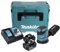 Makita DBO Parure 180 RTJ 18 V Batterie Ponceuse excentrique Coffret Makpac + 2 x 5 Ah Batterie + Chargeur