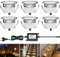 CHNXU 6er Set LED Einbaustrahler Warmes Weiß Bodeneinbaustrahler 12V Ø30mm Deckenspots 0,6W 9LM Terrassenbeleuchtung Außen IP67 Wasserdichte LED Bodenleuchten Treppen Beleuchtung