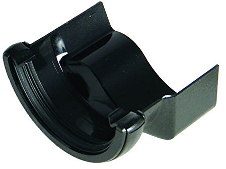 FloPlast Cast Iron Effect Adaptor - Half Round to Ogee Left Hand