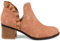 Brinley Co Comfort Damen Rüschen-Stiefelette, Pink (rose), 39 EU