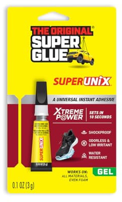 Super Glue Super Unix Gel Instant Adhesive (0.10oz, 3g)