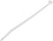 Poly Pool PP0301.1Q Set di 100 Fascette Fermacavi/Stringicavo, 4.8 mm x 350 mm, Diametro di Serraggio da 3 a 90 mm, Bianco