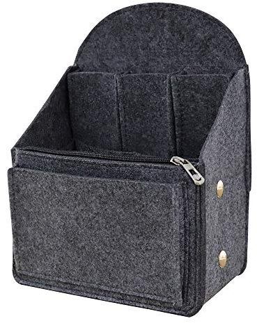 Soyizom Filz Rucksack Organizer Einsatz für Universaltasche in Tasche Herren oder Damen Handtasche Umhängetaschen (Grau, Groß)