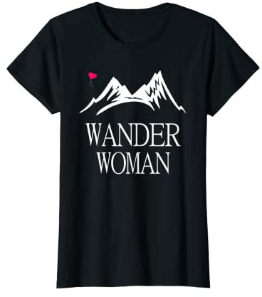 Damen Frauen Damen Wander Woman Hobby Geschenk Berge T-Shirt T-Shirt