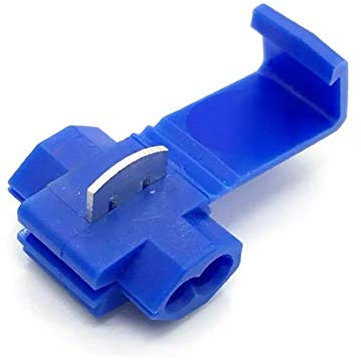 100 Pieces Electrical Splice Connectors, Scotch Lock Connector Kit Crimping Wire Cable for Universal Detachable Cable Connection