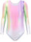 Bezioner Kinder Turnanzug Mädchen Gymnastikanzug Trikot Lange Ärmel Ballett Tanzbekleidung Rosa 120 für 6-8 Jahre,120-130 cm