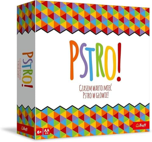 Trefl - Pstro! - Dynamisches Gedenkspiel, Schnelles Spiel, Einfache Regeln, Farblayout speichern, Wahrnehmungsspiel, für Erwachsene und Kinder ab 6 Jahren