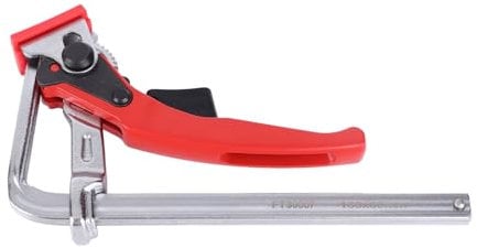 Woodworking Clamp, Ratcheting Table Clamp, Ratcheting Table Clamp Aluminium Alloy Quick Release Lever Clamp 160 Mm Opening Guide Rail, Bar Clamps