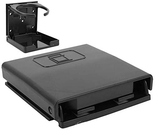 LIYJTK Kunststoff-Kickertisch, Auto, Externer Cola-Getränke-Cup-Rack-Halter-Ständer (schwarz)