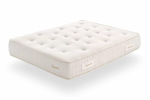 Moonia | Supreme Taschenfederkerne Matratze | 5 cm Visko-Schaum, Supersoft und Biotherm-Fasern | Komfort System | Pression Care System mit 9 Ruhezonen |80X190
