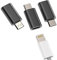 YCJ-it Lightning Female to Micro USB Male Adapter (3 Pack) Compatible for Samsung Galaxy Mobile Phone Cable Charging Converter Lightning Jack to Micro USB Adapter