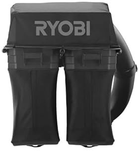 RYOBI - Bac de ramassage 220 L + lot 2 Lames de Rechange 48 cm (spéciales ramassage) pour Riders sur Batterie RM480E / RM480ED2C - RAC467