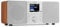 Audizio Genua DAB Radio mit Bluetooth – Stereo DAB Plus Radio mit Fernbedienung, 60 Speicherplätze, Auto Scan, Line-Out, USB, Ideal für Zuhause und Unterwegs, Einfache Bedienung - Silber