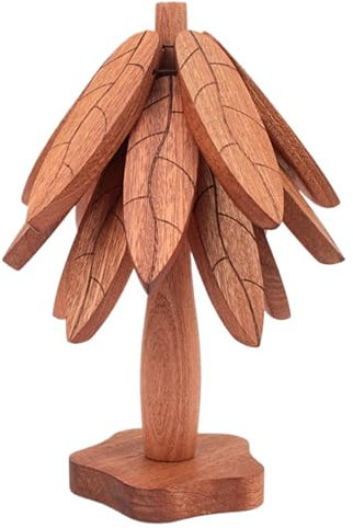 Folding Trivet Tree Shape Trivet Decorative Wooden Trivet Rustic Wood Trivet Foldable Trivet Tree Shaped Pot Holders Wooden Trivet