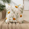 FUFRE Funda de cojín de 45 x 45 cm, primavera 2025, de felpa, 45 x 45 cm, con diseño bordado 3D, fundas de almohada de algodón, fundas de almohada de 45 x 45, cojines decorativos y fundas, ideal