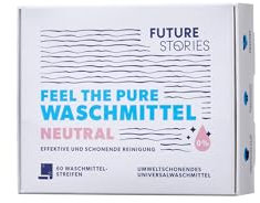 Future Stories Waschmittel-Blätter Laundry Sheets - Vollwaschmittel 60 Wäschen, vegan - Limited-Edition Sport