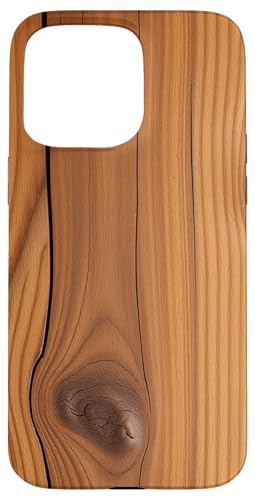 Joli fond en bois vintage pour homme et femme Coque pour iPhone 15 Pro Max
