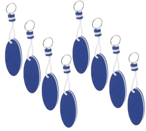 ifundom 8stücke Schwimmender Boot-schlüsselring Aus Leichtem Eva-material Zum Schwimmen Im Wasser Für Wassersport Und Bootfahren Als Praktisches Accessoire Und Geschenkidee