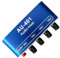 Cpolebev DC 5V-12V AU-401 Mezclador de Audio EstéReo 4 Entradas 1 Salida Tablero de Controles Individuales Mezcla de Sonido Amplificador de Auriculares DIY